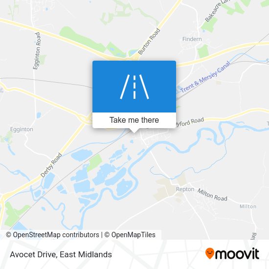 Avocet Drive map