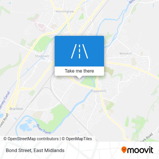 Bond Street map