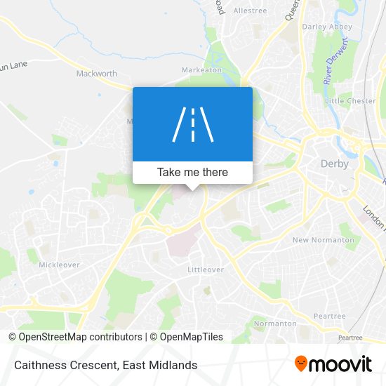 Caithness Crescent map