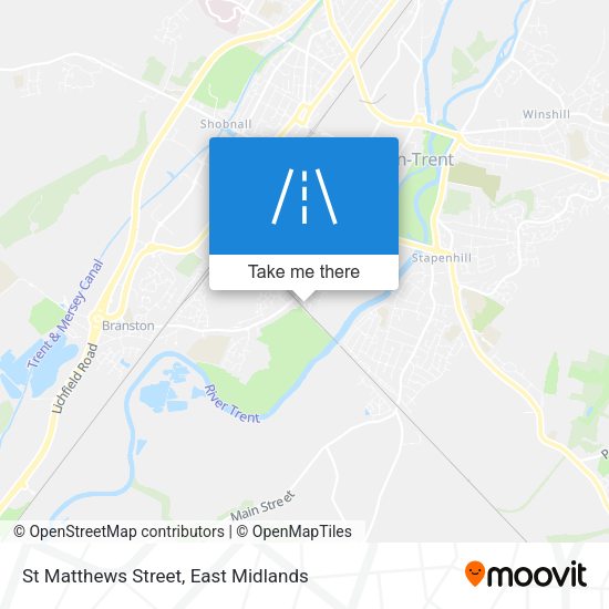 St Matthews Street map
