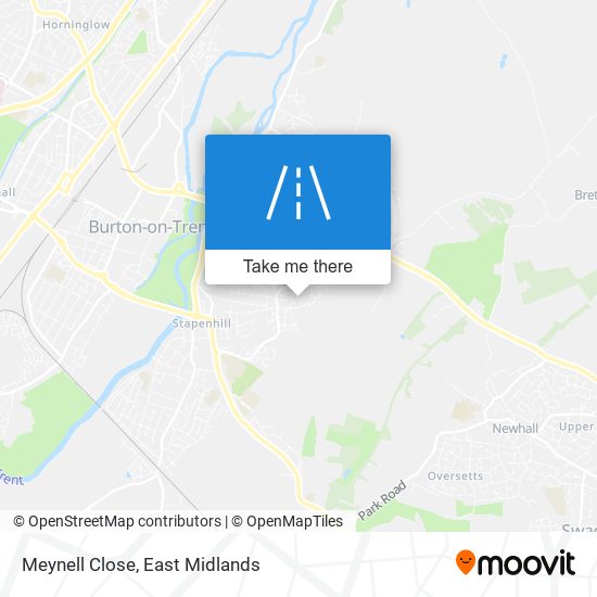 Meynell Close map