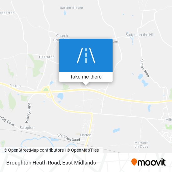 Broughton Heath Road map