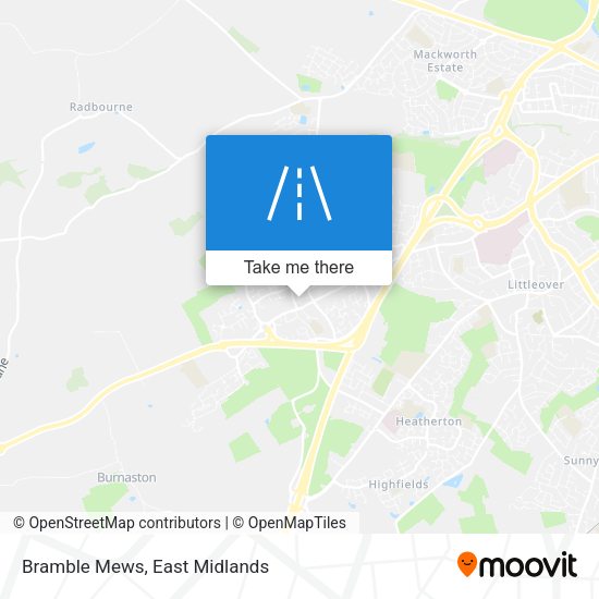 Bramble Mews map