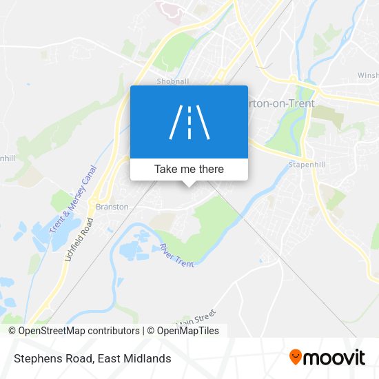 Stephens Road map