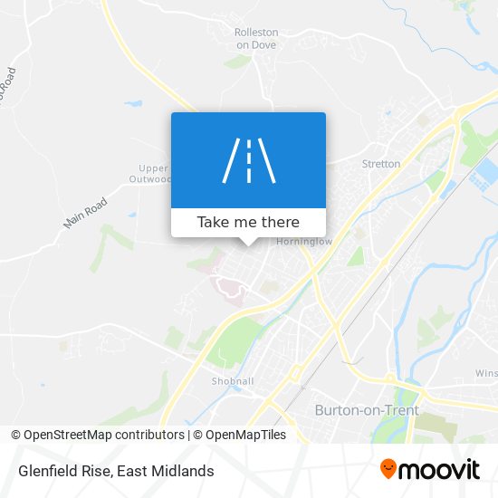 Glenfield Rise map