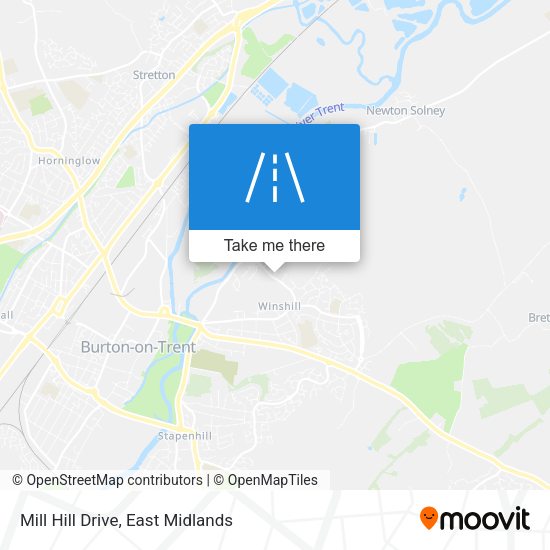 Mill Hill Drive map