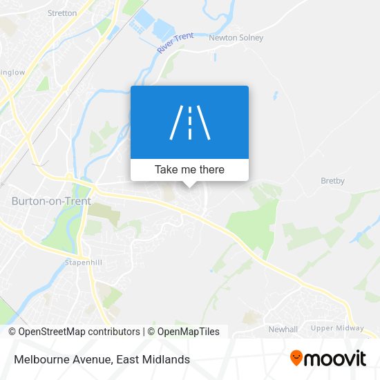 Melbourne Avenue map