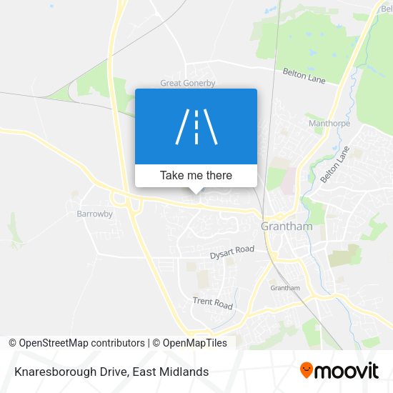 Knaresborough Drive map