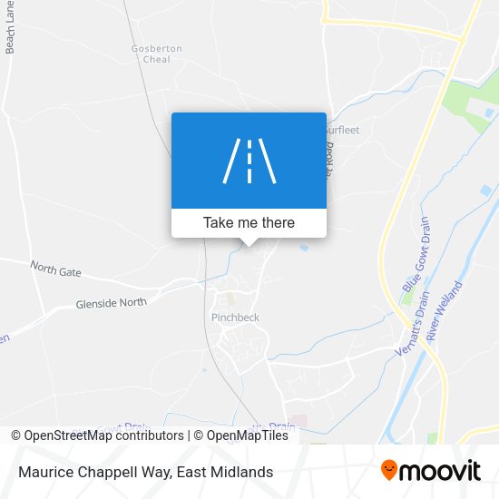 Maurice Chappell Way map