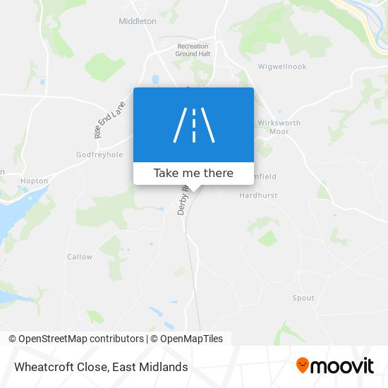 Wheatcroft Close map