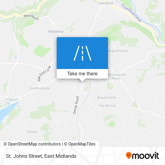St. Johns Street map