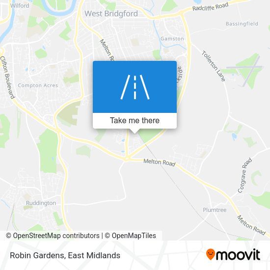 Robin Gardens map