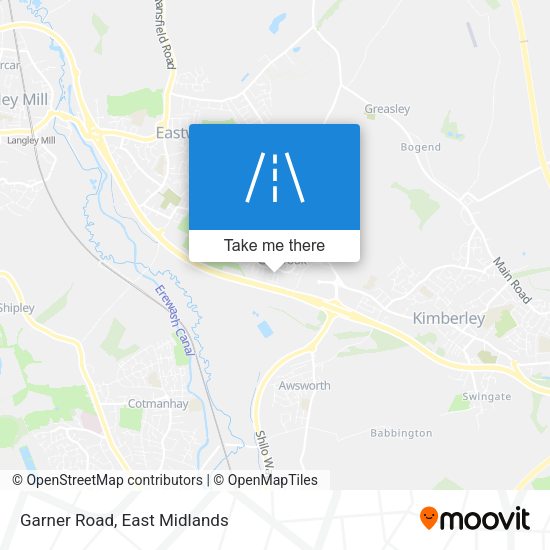 Garner Road map