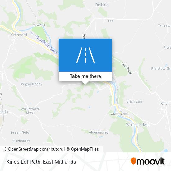 Kings Lot Path map