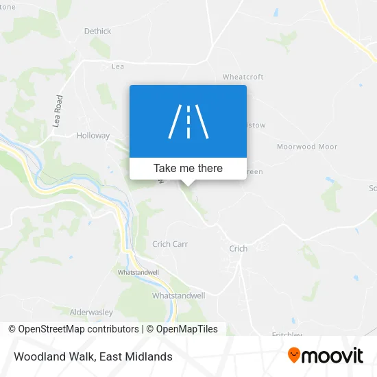 Woodland Walk map