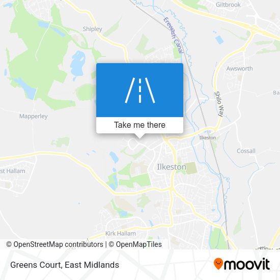 Greens Court map