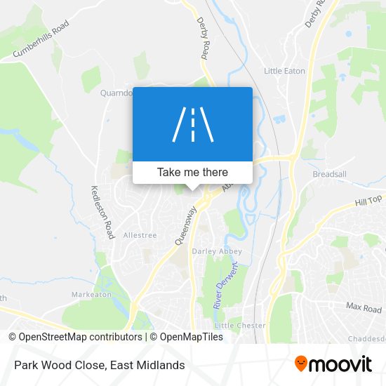 Park Wood Close map