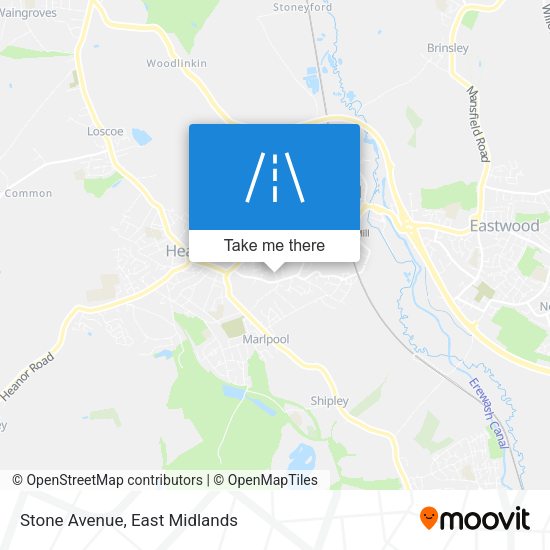 Stone Avenue map