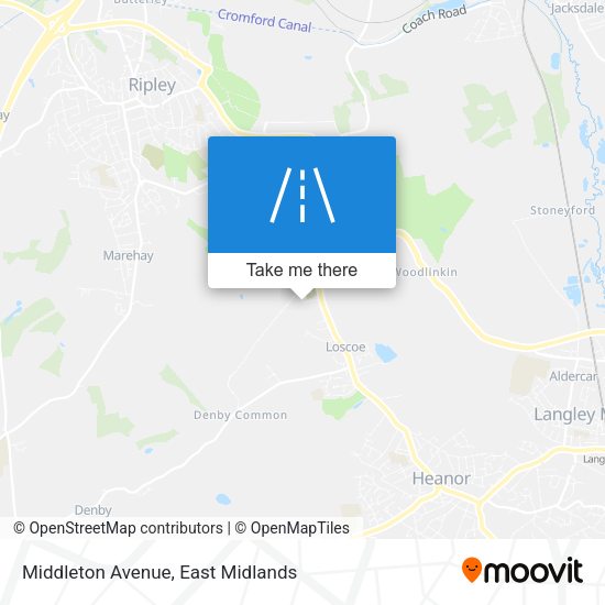Middleton Avenue map