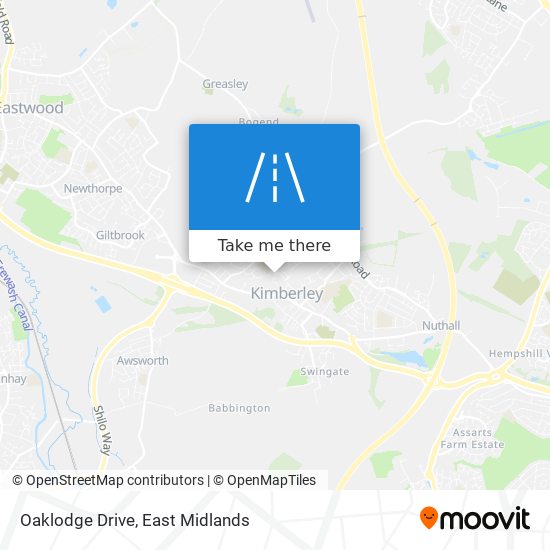 Oaklodge Drive map