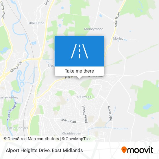 Alport Heights Drive map