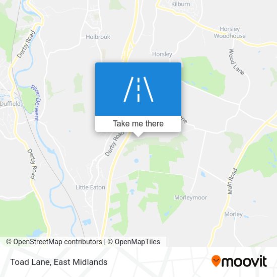 Toad Lane map