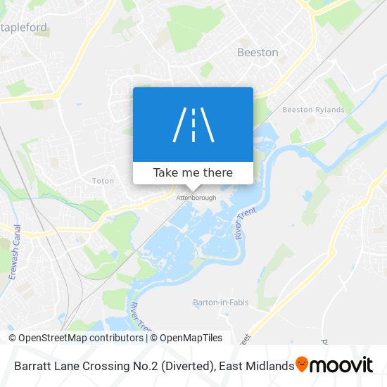 Barratt Lane Crossing No.2 (Diverted) map
