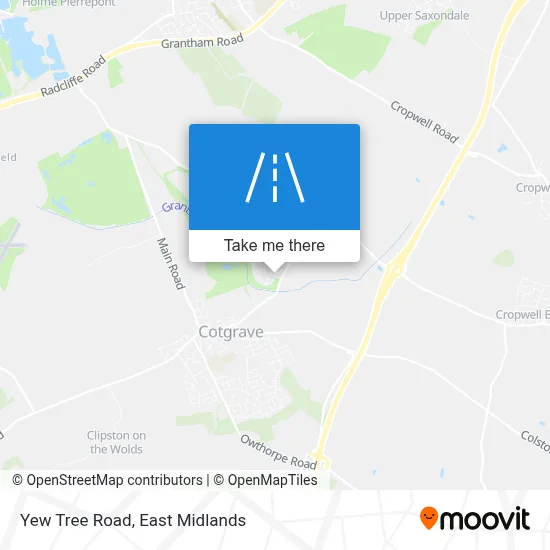 Yew Tree Road map