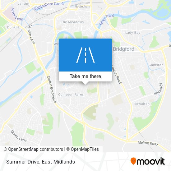 Summer Drive map