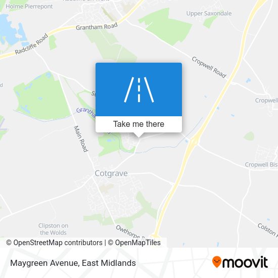 Maygreen Avenue map