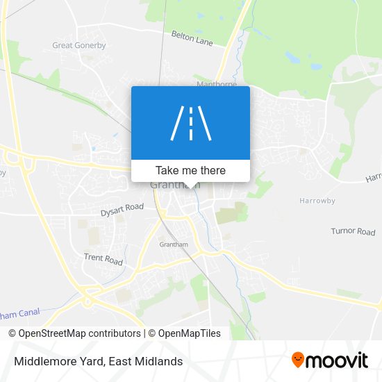 Middlemore Yard map