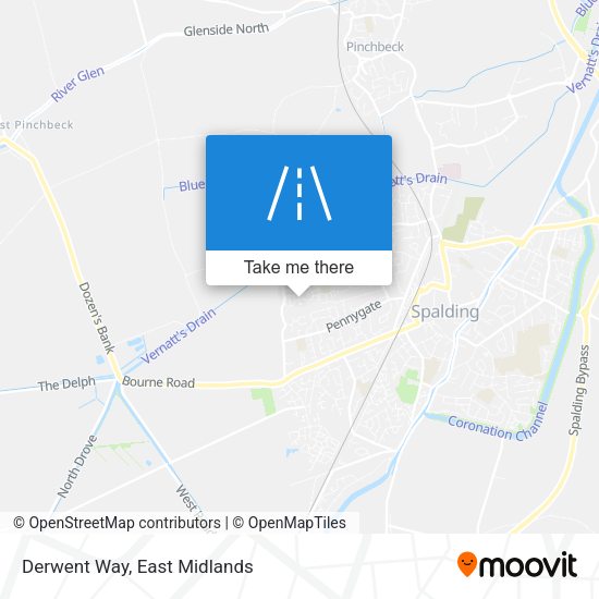 Derwent Way map