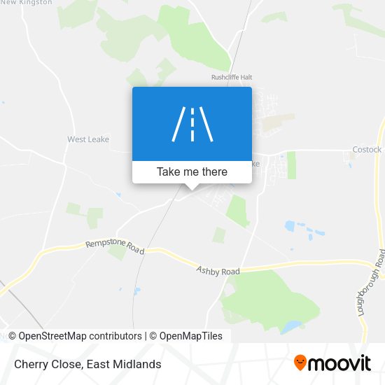 Cherry Close map