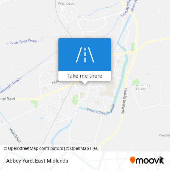 Abbey Yard map