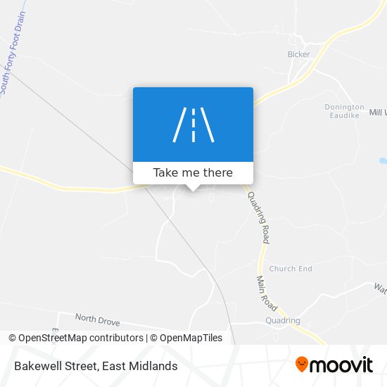 Bakewell Street map