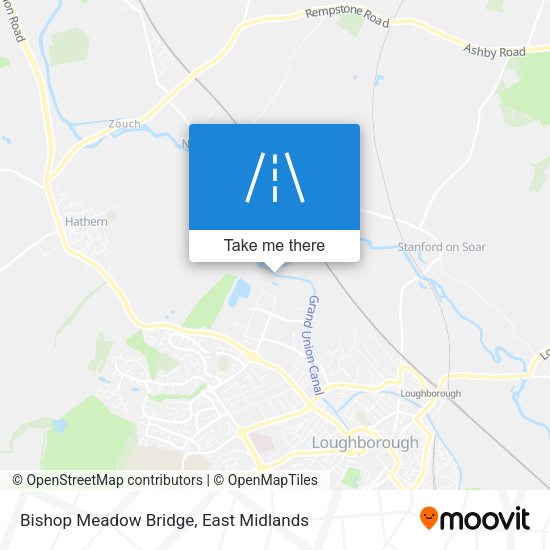 Bishop Meadow Bridge map