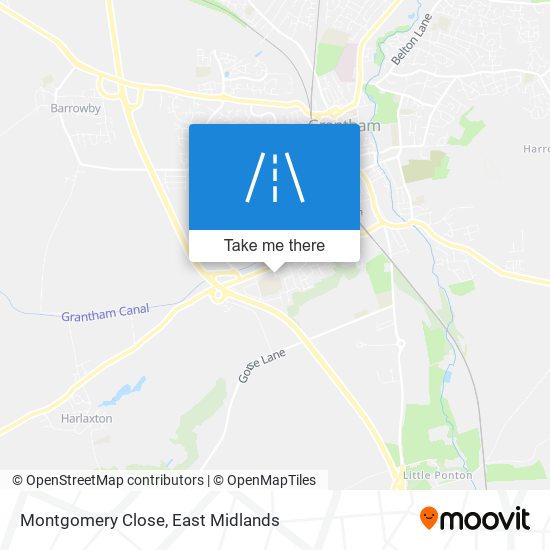 Montgomery Close map