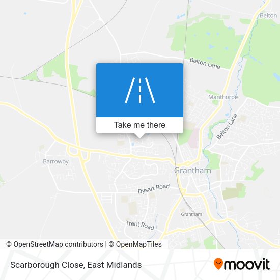 Scarborough Close map