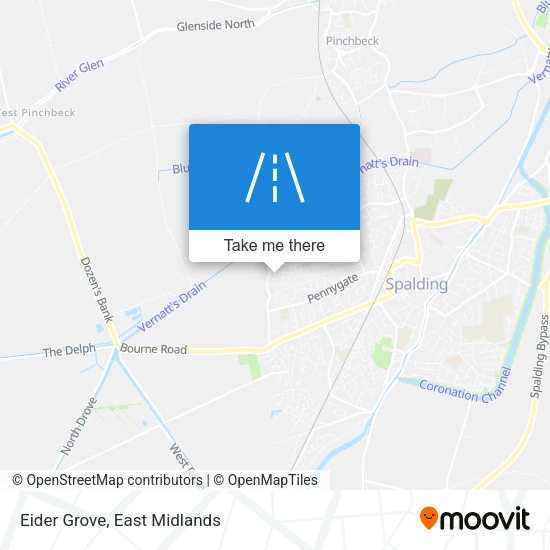 Eider Grove map