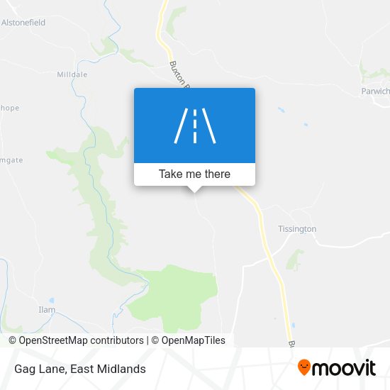 Gag Lane map