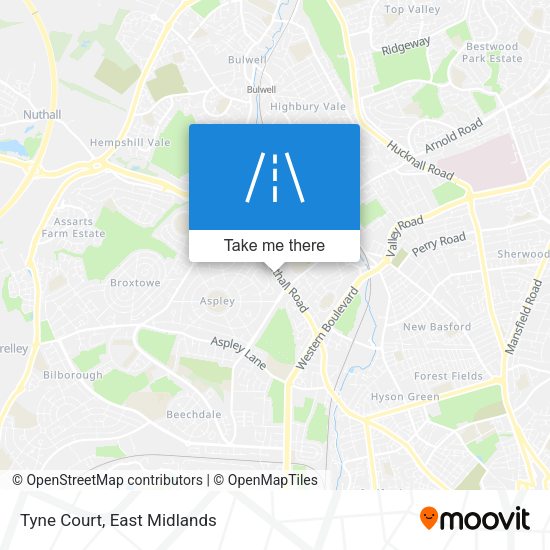 Tyne Court map