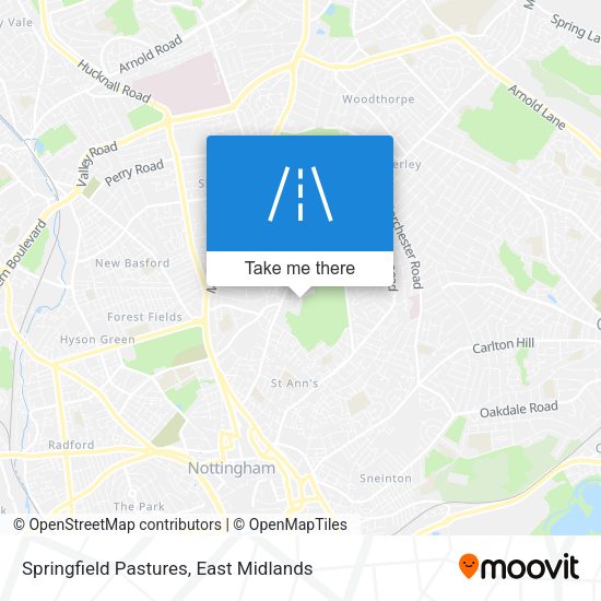 Springfield Pastures map