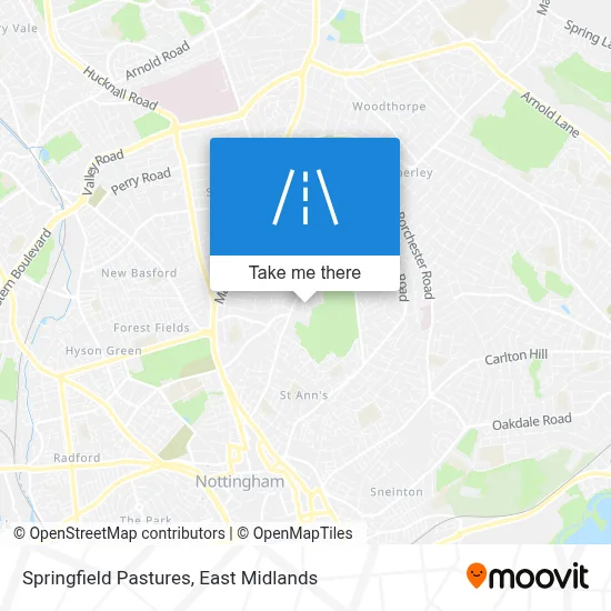 Springfield Pastures map