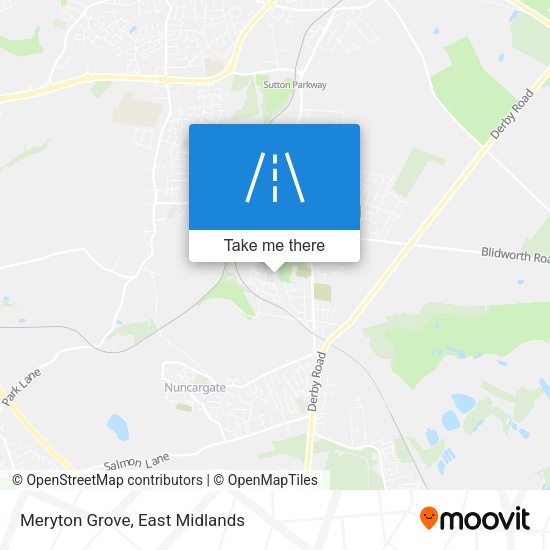 Meryton Grove map
