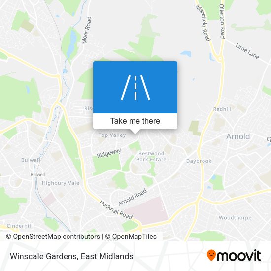 Winscale Gardens map