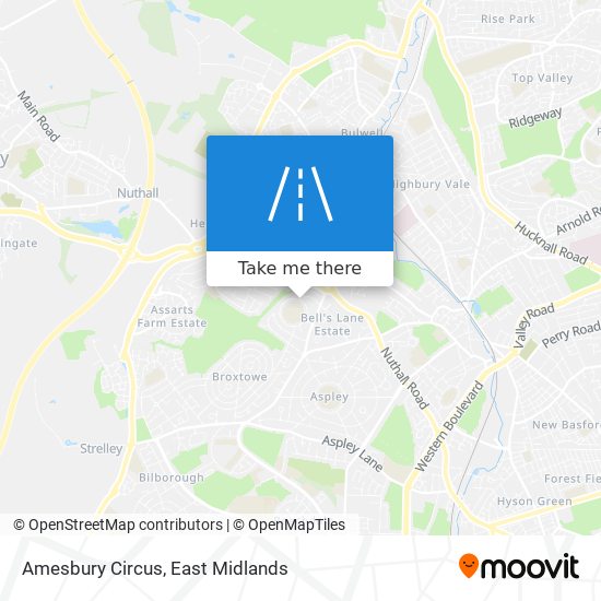 Amesbury Circus map