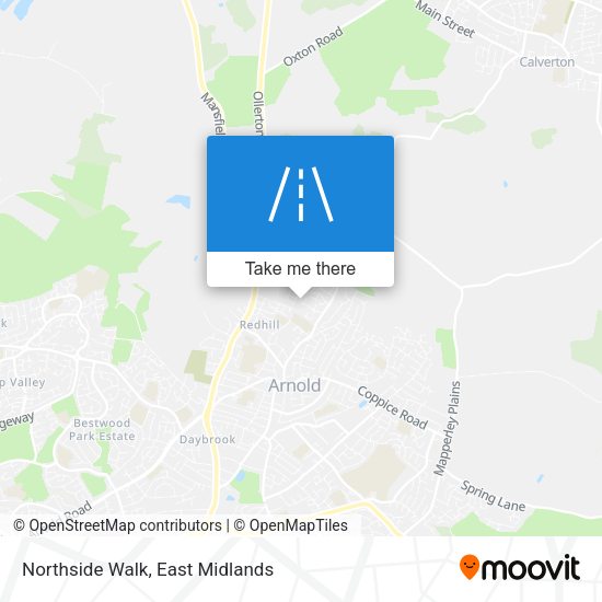 Northside Walk map