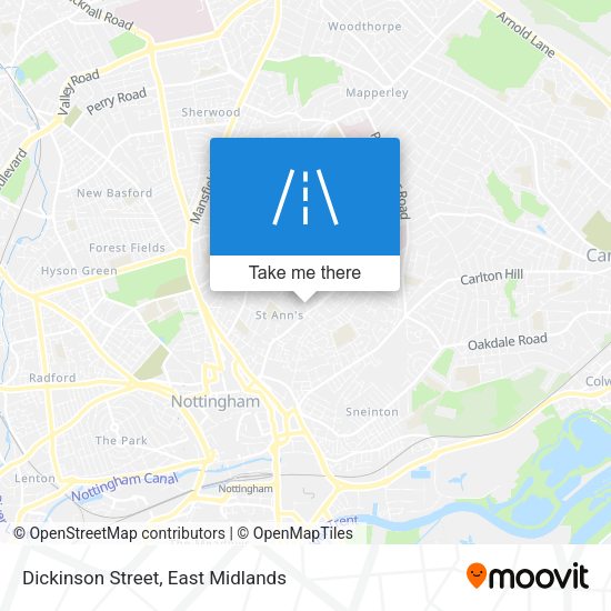 Dickinson Street map