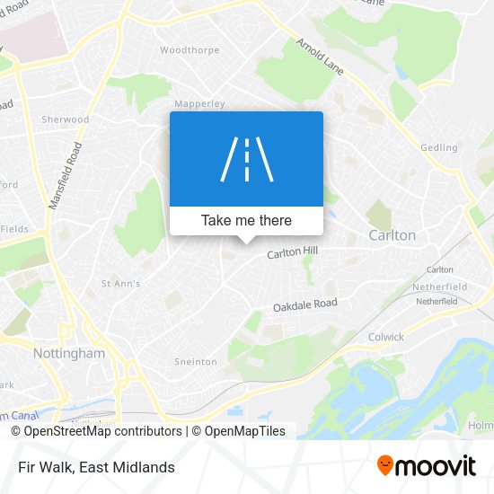 Fir Walk map