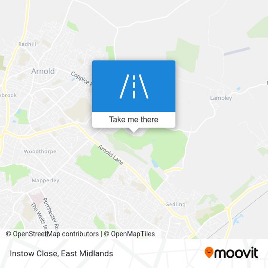 Instow Close map